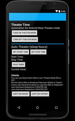 Emulate Android APK [Root] Theater Time for Wear
